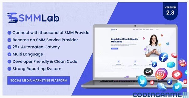 SMMLab - Social Media Marketing SMM Platform