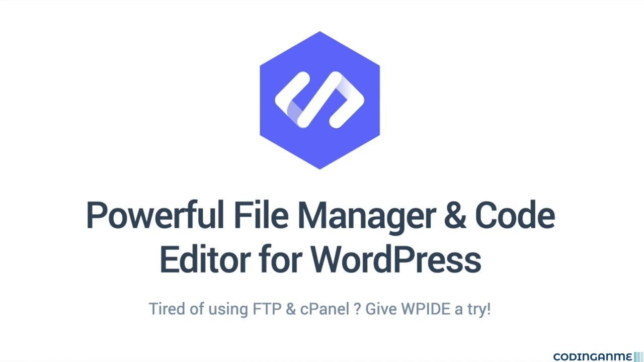 WPIDE Premium - File Manager & Code Editor