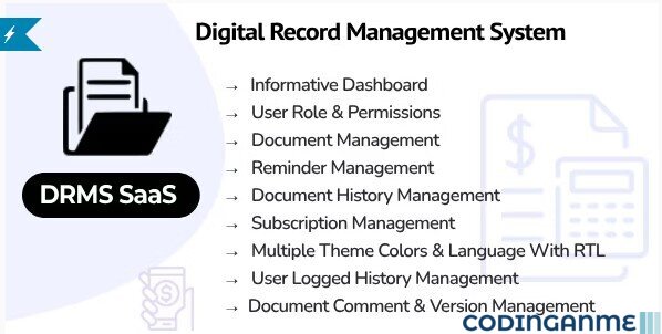 DRMS SaaS - Digital Record Management System