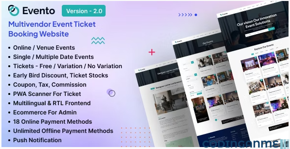 Evento - Multivendor Event Ticket Booking Website