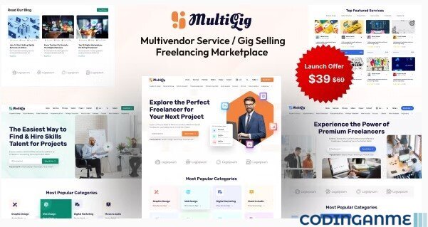 MultiGig - Service / Gig Selling Freelancing Marketplace (Subscription Based)