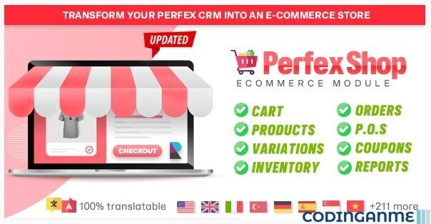 Perfex Shop - eCommerce module to sell Products & Services with POS support and Inventory Management