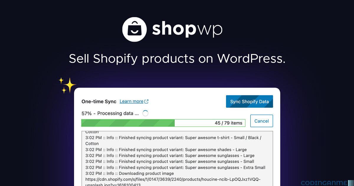 ShopWP | Sell Your Shopify Products on WordPress