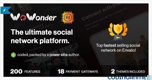 More information about "WoWonder - The Ultimate PHP Social Network Platform"