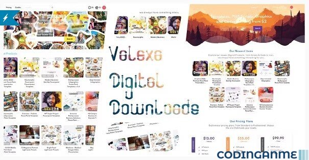 Valexa PHP Script For Selling Digital Products And Digital Downloads