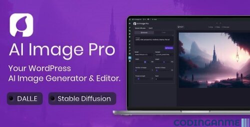 More information about "AI Image Pro - WordPress AI Image Generator & Editor, DALLE & Stable Diffusion"