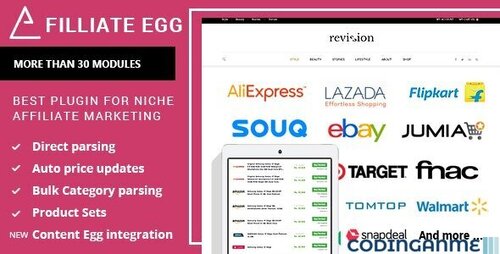 More information about "Affiliate Egg - Niche Affiliate Marketing Wordpress Plugin"