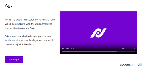 More information about "Agy - age verification for your WooCommerce store"