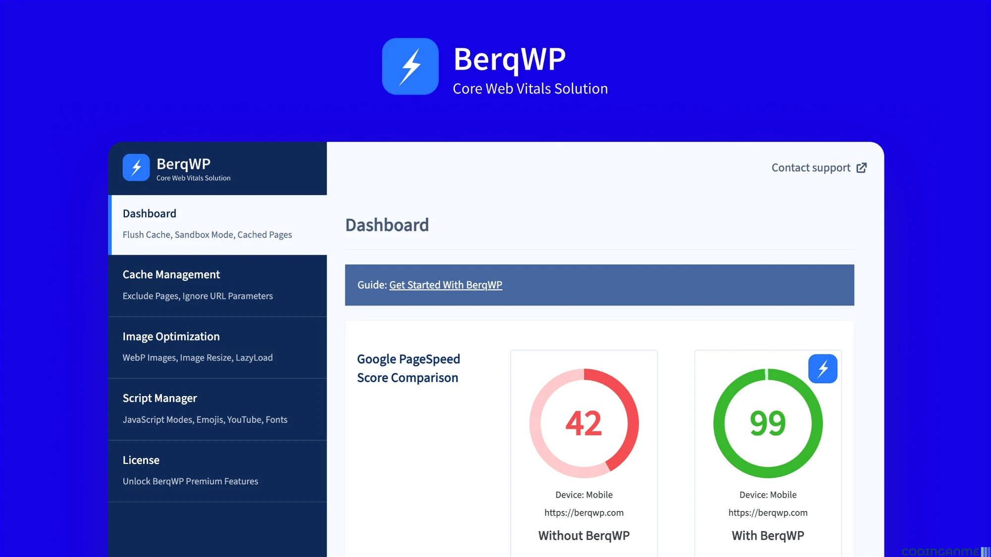 BerqWP | Wordpress Speed & Core Web Vitals Optimization Plugin