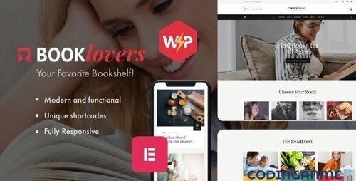 More information about "Booklovers - Publishing House & Book Store WordPress Theme + RTL"