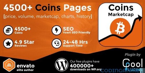 More information about "Coins MarketCap - WordPress Cryptocurrency Plugin"