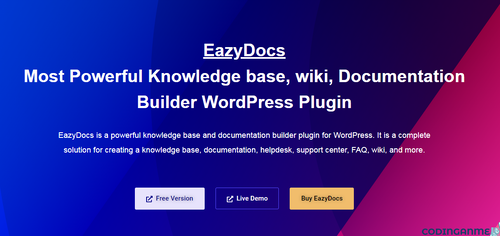 More information about "EazyDocs Pro - The Ultimate Documentation Solution"