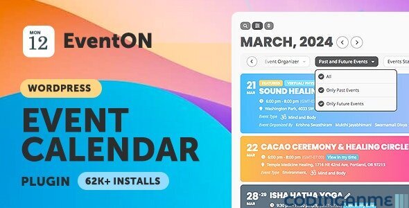 EventON - WordPress Virtual Event Calendar Plugin