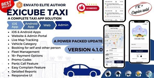 Exicube Taxi App