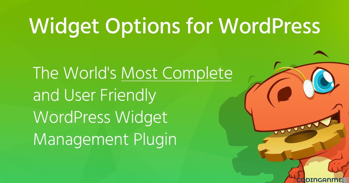 Widget Options - World's Best WordPress Widget Control Plugin