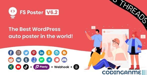 FS Poster - WordPress Social media Auto Poster & Scheduler [Facebook, Instagram, Twitter, Pinterest]