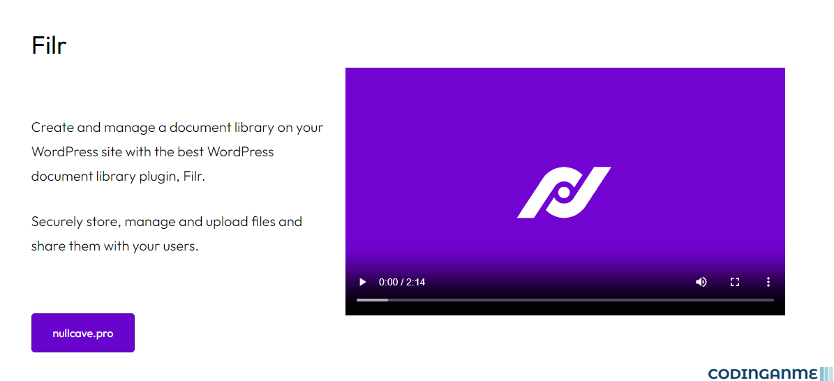 Filr - secure document and file libraries in WordPress