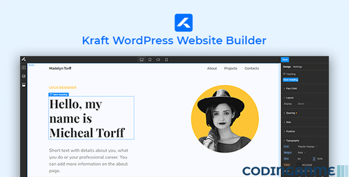 More information about "Kraft - WordPress Website Builder"