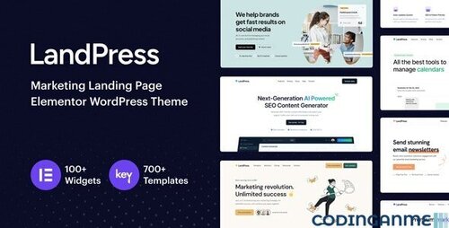 More information about "LandPress - Marketing Landing Page Elementor WordPress Theme"