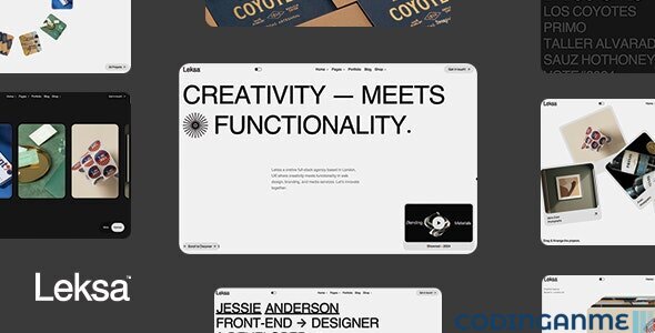 Leksa - Creative Portfolio Showcase Theme