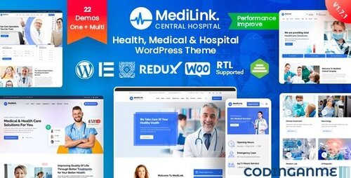 More information about "Medilink - Health & Medical WordPress Theme"