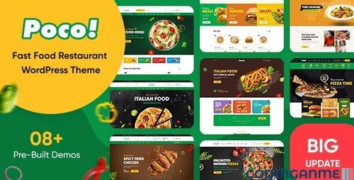 More information about "Poco - Fast Food Restaurant WordPress Theme"