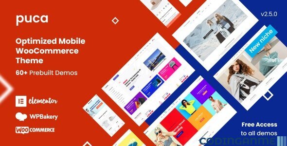 Puca - Optimized Mobile WooCommerce Theme Premium