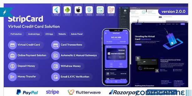 StripCard - Virtual Credit Card Solution