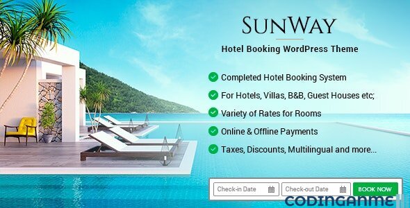 Sunway - Hotel Booking WordPress Theme