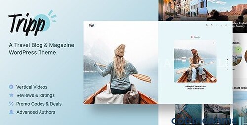 More information about "Tripp - Travel Blog & Magazine WordPress Theme"