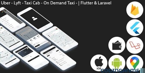 More information about "Uber - Lyft - Taxi Cab - On Demand Taxi | Complete Solution | Flutter (Android+iOS) | Laravel"