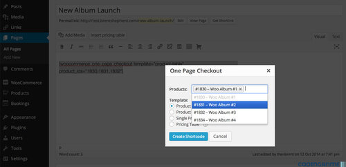 More information about "WooCommerce One Page Checkout"