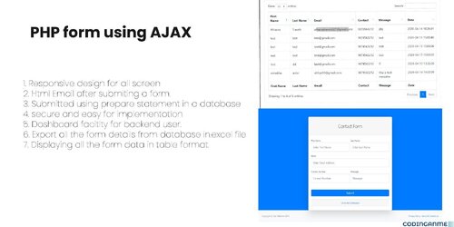 More information about "PHP Form Management Using AJAX"