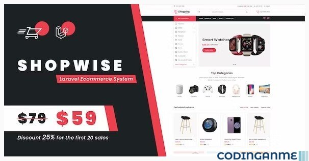 Shopwise - Laravel Ecommerce Multilingual System