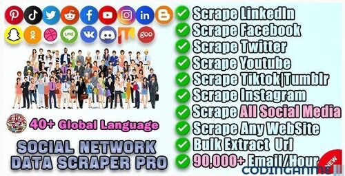 More information about "Social Network Data Scraper Pro"