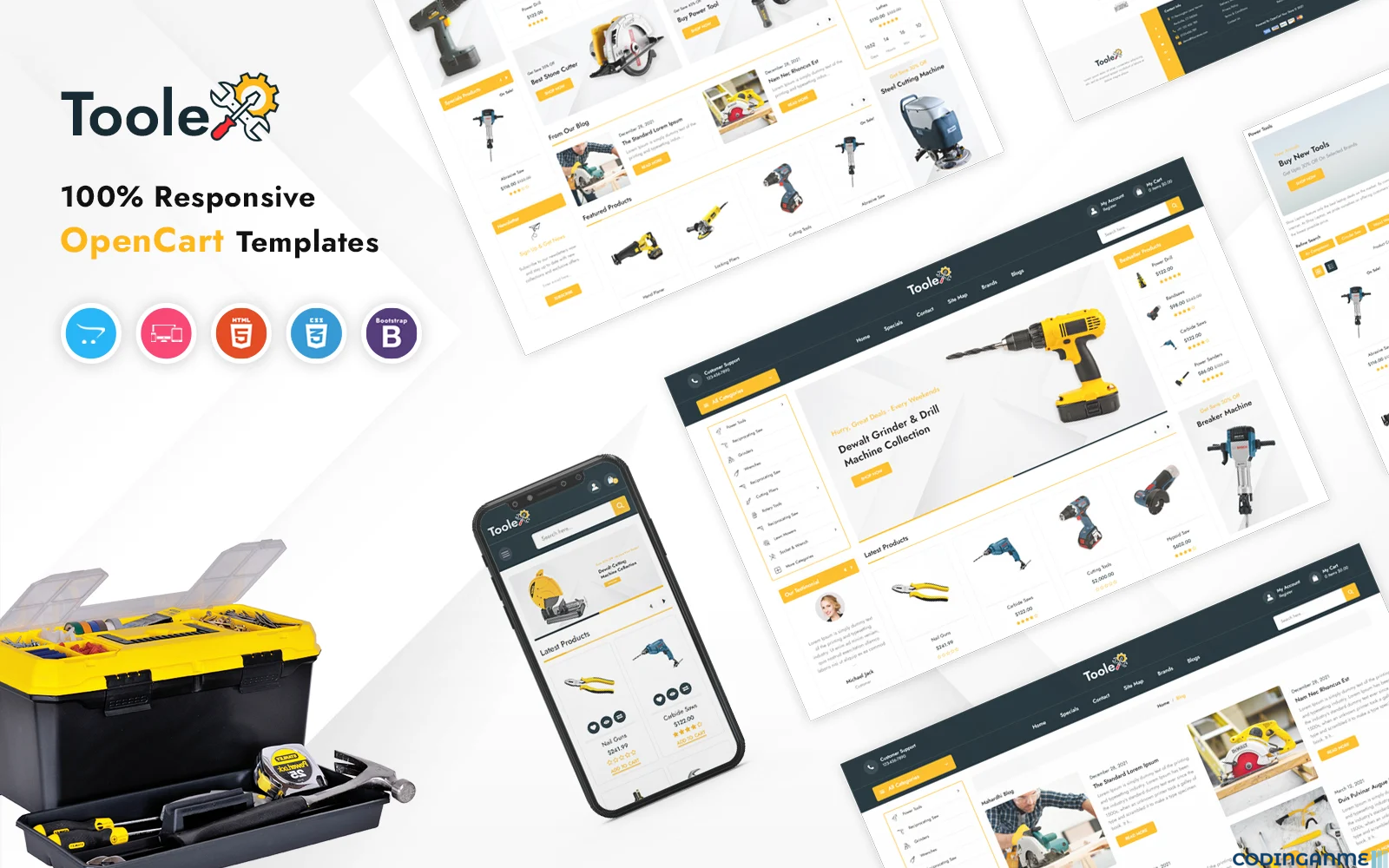 Toolex - Responsive OpenCart Template