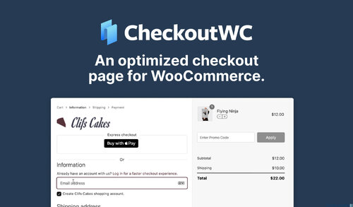 More information about "CheckoutWC For WooCommerce"