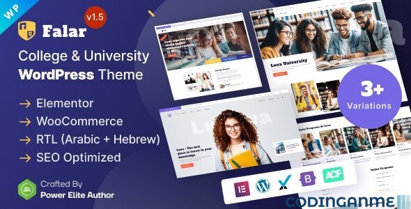 Falar - College University Elementor WordPress Theme