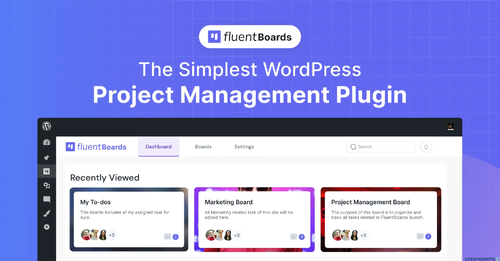 More information about "FluentBoard: The Simplest Project Management Plugin for WordPress"