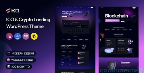 More information about "IKO - ICO & Crypto Landing WordPress Theme"