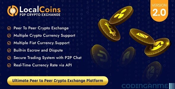 LocalCoins - Ultimate Peer to Peer Crypto Exchange Platform