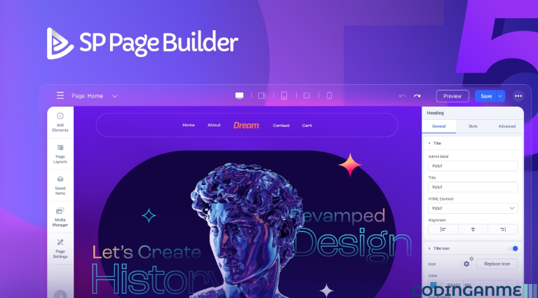 SP Page Builder PRO - Drag and drop page composer for Joomla