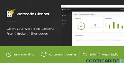 More information about "Shortcode Cleaner - Clean WordPress Content from Broken Shortcodes"