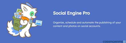 More information about "Social Engine: Automate & Schedule your Social Posts (Pro)"