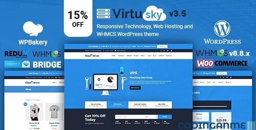 More information about "VirtuSky | Responsive Web Hosting and WHMCS WordPress Theme"