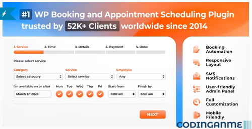 More information about "Bookly PRO - Appointment Booking and Scheduling Software System"