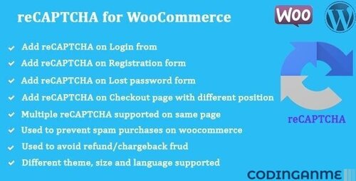 More information about "reCAPTCHA for WooCommerce - WordPress plugin"