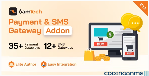 6amTech Payment & SMS Gateway Addon