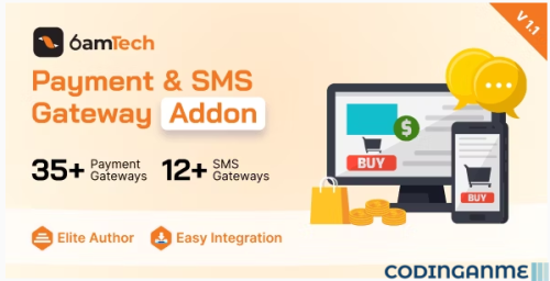 More information about "6amTech Payment & SMS Gateway Addon"