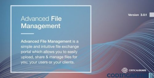 More information about "Advanced File Management"